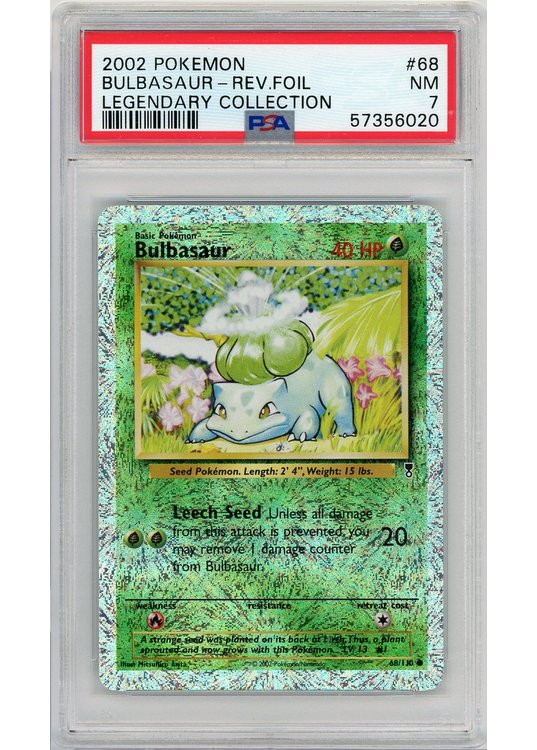 Bulbasaur 68/110 Reverse Foil PSA 7