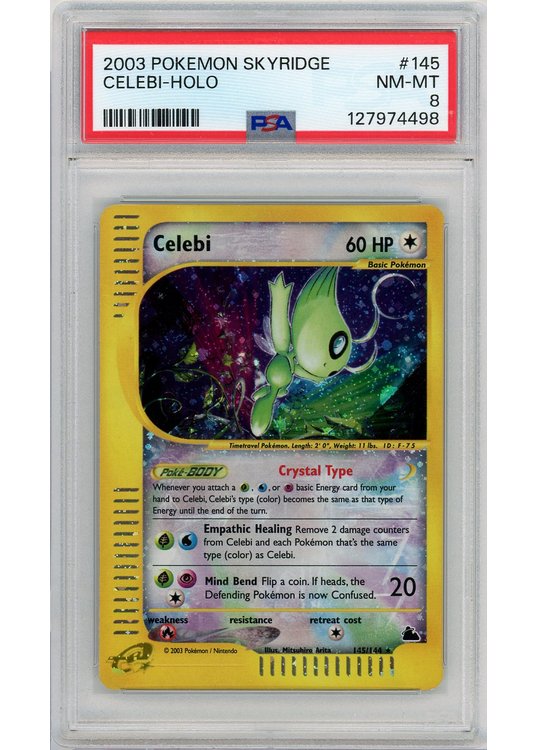 Celebi 145/144 PSA 8