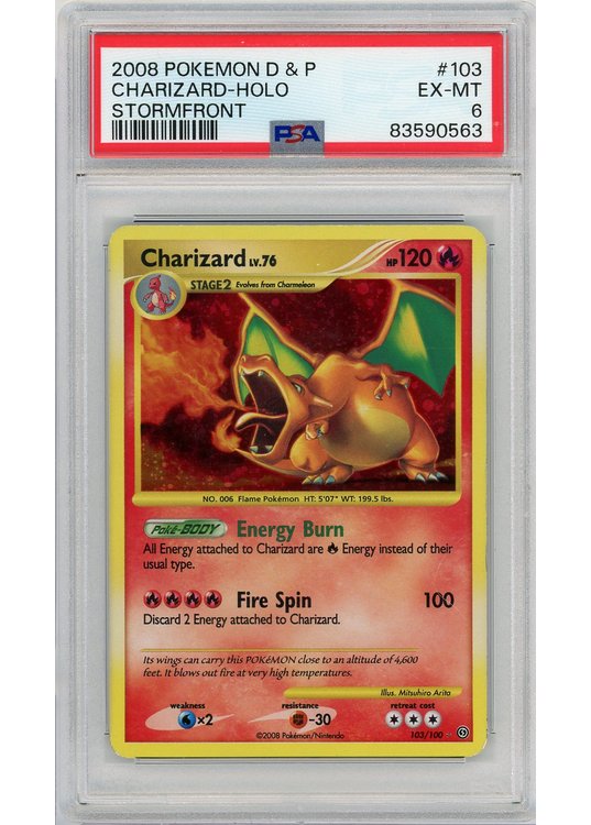 Charizard 103/100 PSA 6