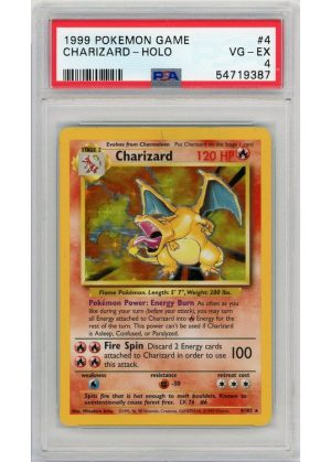Charizard – 4/102 – PSA 4