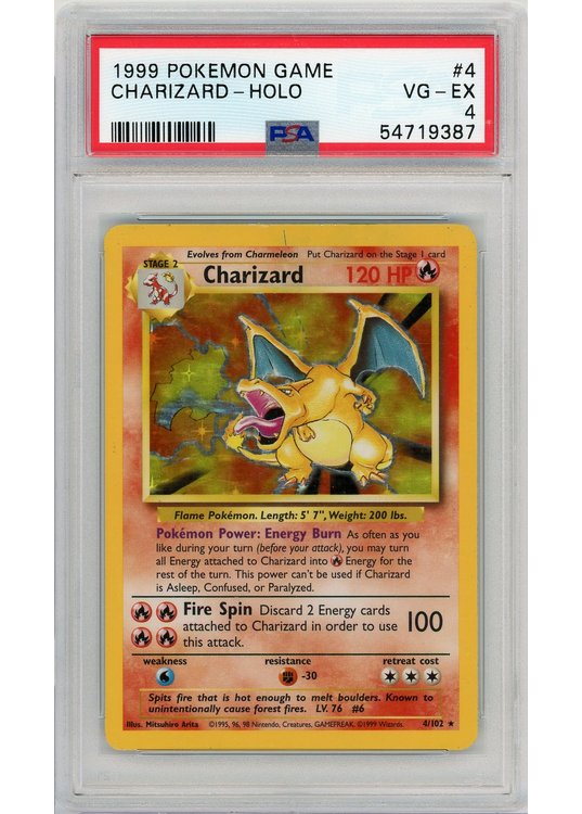 Charizard 4/102 PSA 4