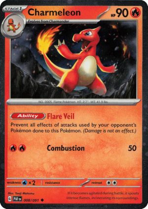 Charmeleon – 008/091 – Cosmos Holo
