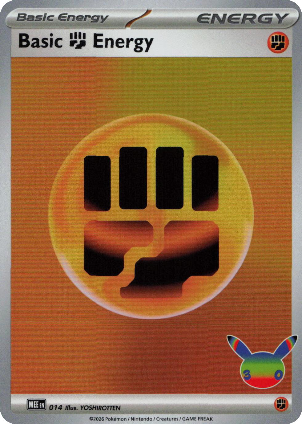 Fighting Energy 2026 - Reverse - Pokemon