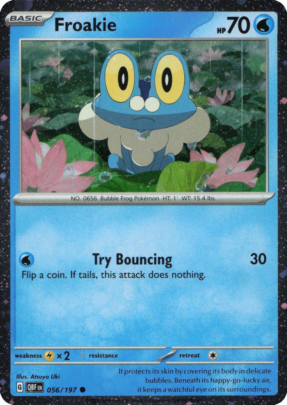 Froakie - 056/197 - Cosmos Holo