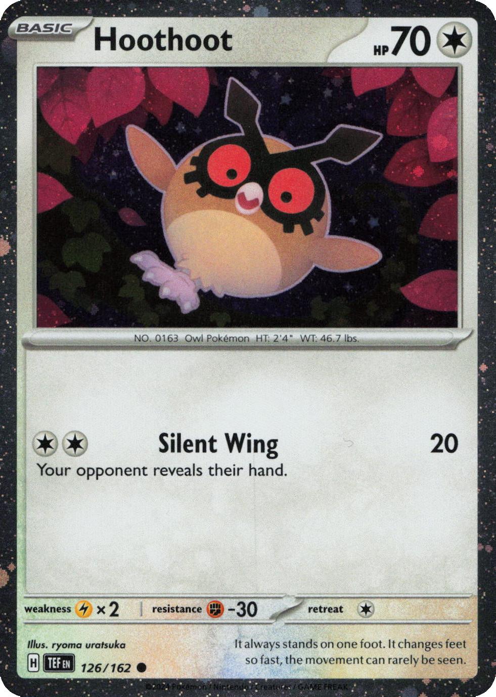 Hoothoot - 126/162 - Cosmos Holo