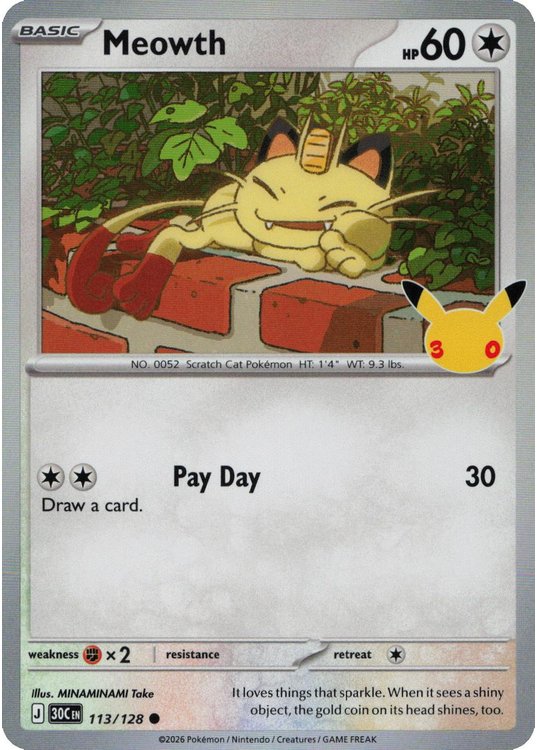 Meowth - 113/128