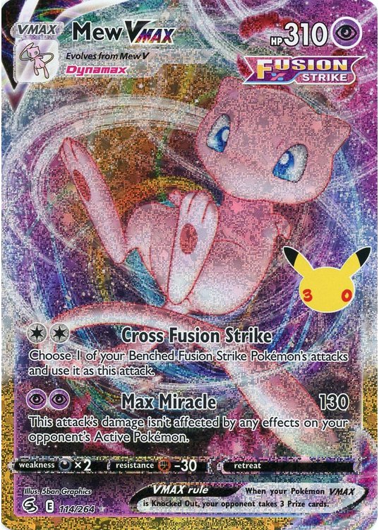 Mew VMAX [Fusion Strike] - Classic Collection - 114/264