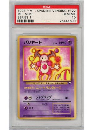 Mr. Mime – Vending Series 1 – 122 – PSA 10