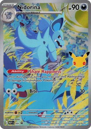 Nidorina  - MEP101 - Pokemon Mega Evolution promo