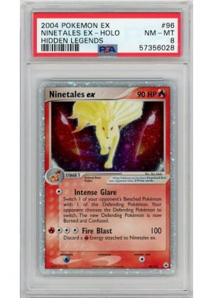 Ninetales ex – 96/101 – PSA 8