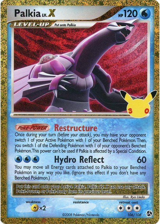 Palkia LV.X [Great Encounters] - Classic Collection - 106/106