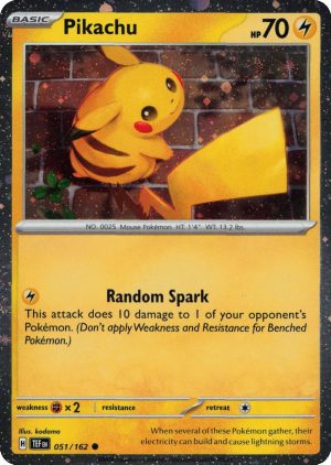 Pikachu – 051/162 – Cosmos Holo