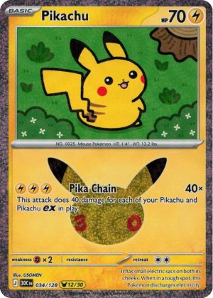 Pikachu [ 12/30] - 034/128