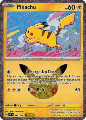 Pikachu [ 20/30] – 042/128