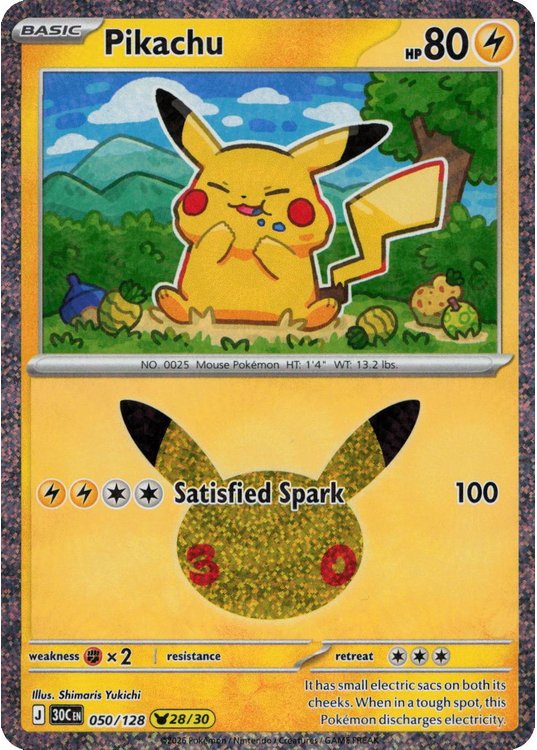 Pikachu [ 28/30] - 050/128