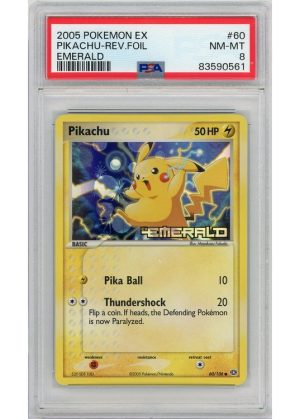 Pikachu 60/106 Reverse Foil PSA 8