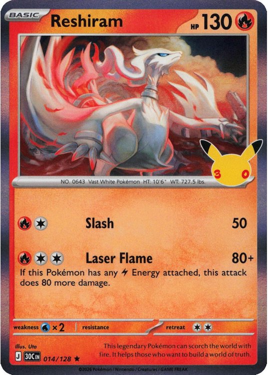 Reshiram - 014/128 (Holo)