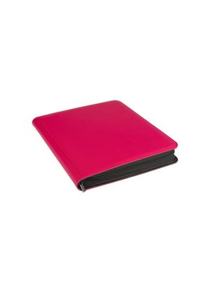 Samlemappe i høj kvalitet: PremiumSets 12-Pocket Zip-Up Album - Pink (mørk)