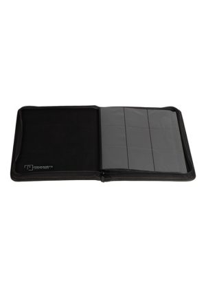 Samlemappe i høj kvalitet: PremiumSets 9-Pocket Zip-Up Album - Rød - PremiumSets 9-Pocket Zip-Up Album - Åben mappe
