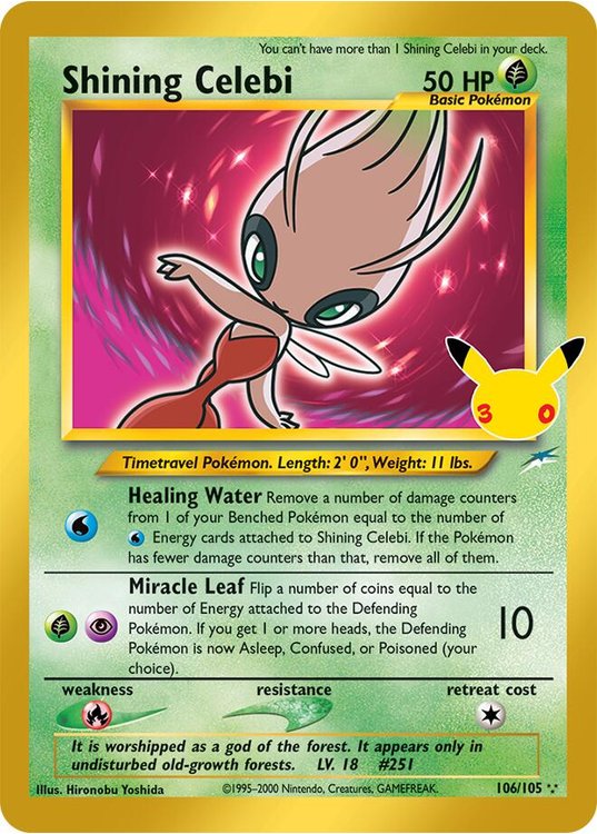 Shining Celebi [Neo Destiny] - Classic Collection - 106/105