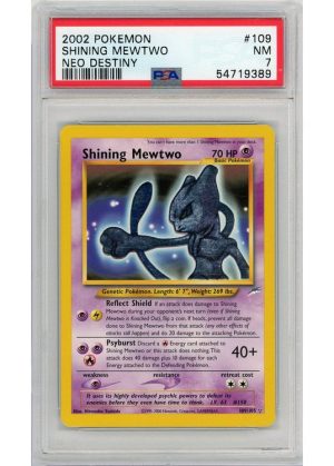 Shining Mewtwo – 109/105 – PSA 7
