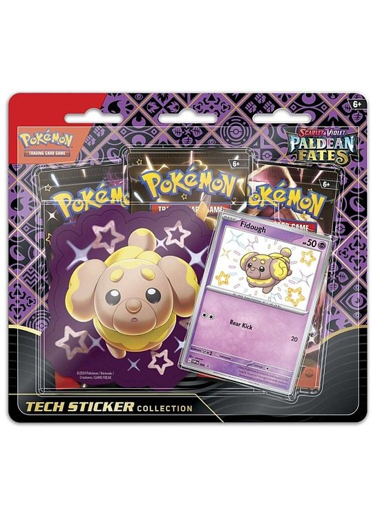 Shiny Fidough blister pack (3 stk.) - SV04.5 Paldean Fates
