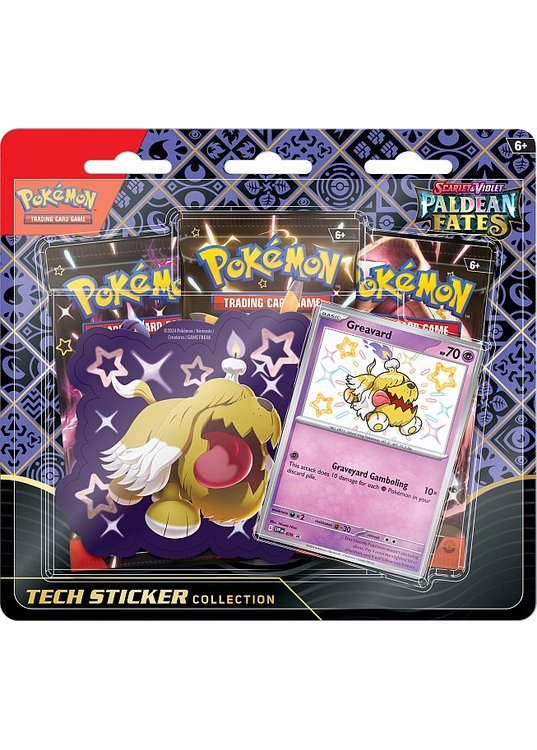 Shiny Greavard blister pack (3 stk.) - SV04.5 Paldean Fates