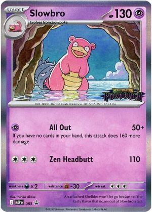 Slowbro - MEP083 (Prerelease) - Pokemon Mega Evolution promo