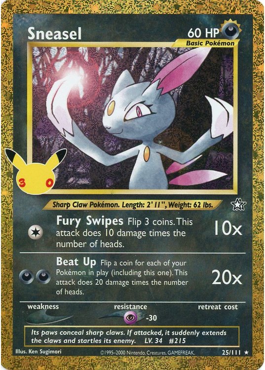 Sneasel [Neo Genesis] - Classic Collection - 25/111