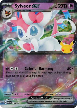 Sylveon ex - MEP100 - Pokemon Mega Evolution promo