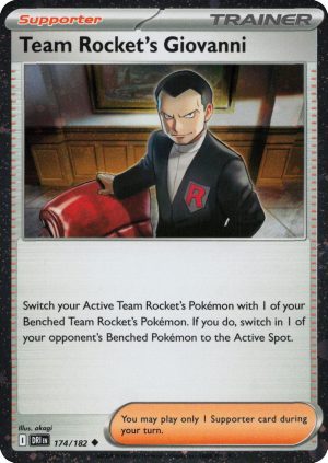 Team Rocket’s Giovanni – 174/182 – Cosmos Holo