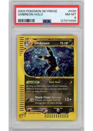 Umbreon – H30/H32 – PSA 8