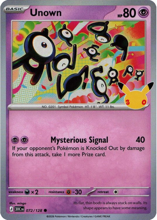 Unown - 072/128