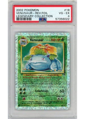 Venusaur – 18/110 – Reverse Foil – PSA 4