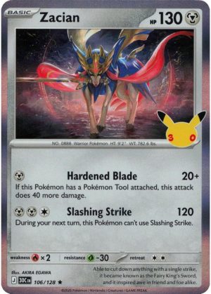 Zacian - 106/128 (Holo)