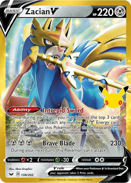 Zacian V [Sword & Shield] - Classic Collection - 138/202