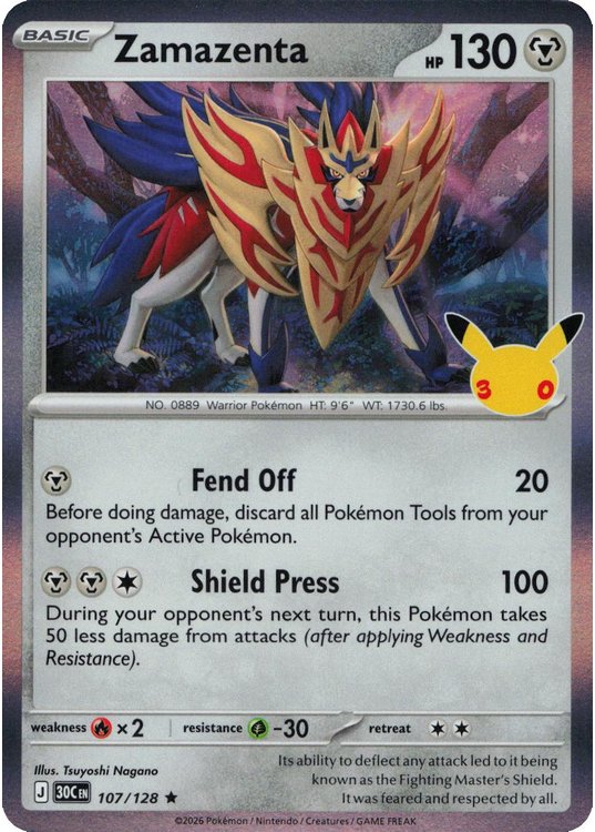 Zamazenta - 107/128 (Holo)