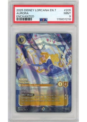 Aurora (Enchanted) (Lorcana) – 205/204 – PSA 9