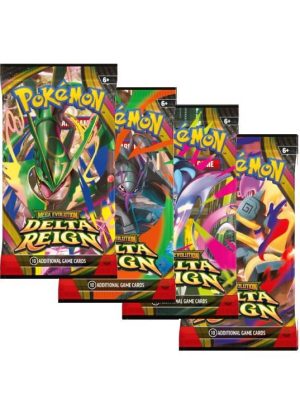 [FORUDBESTILLING] Booster Pack full artwork set (4 stk.) fra ME06 Delta Reign