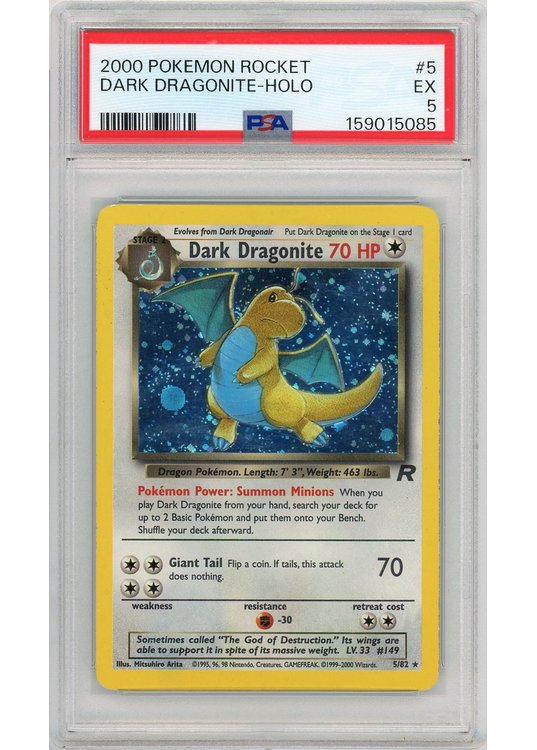 Dark Dragonite 5/82 PSA 5