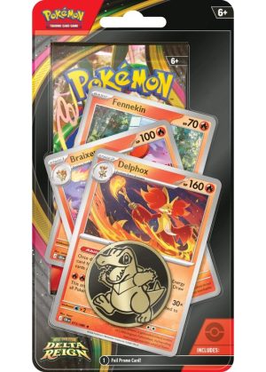[FORUDBESTILLING] Delphox blister pack (1 stk.) – ME06 Delta Reign