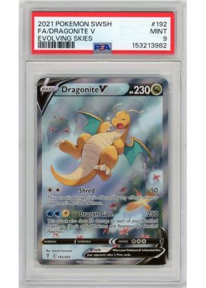 Dragonite V – 192/203 – PSA 9