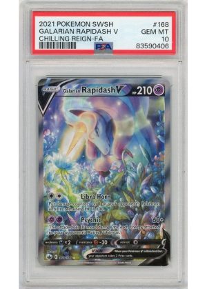 Galarian Rapidash V – 168/198 – PSA 10