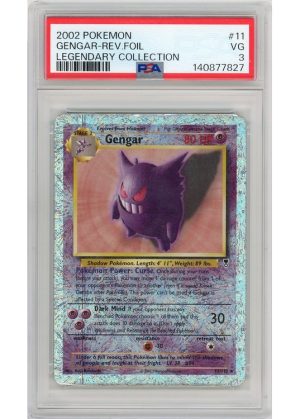 Gengar – 11/110 – Reverse Foil – PSA 3