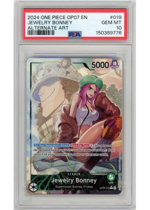 Jewelry Bonney (Alternate Art) (One Piece) – OP07-019 – PSA 10