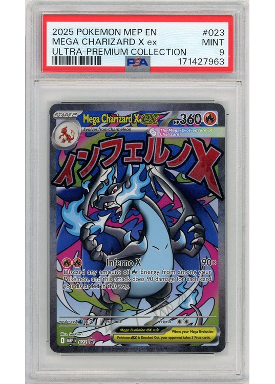 Mega Charizard X ex MEP023 PSA 9