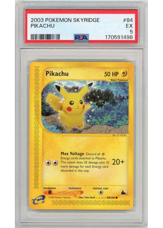 Pikachu 84/144 PSA 5