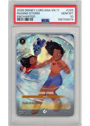 Raging Storm (Enchanted) (Lorcana) – 225/204 – PSA 10