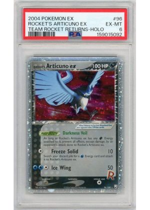 Rocket’s Articuno ex – 96/109 – PSA 6