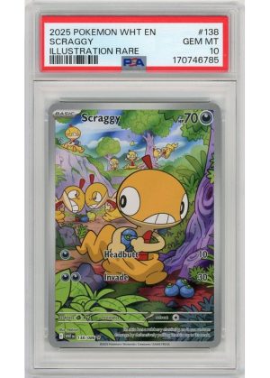 Scraggy – 138/086 – PSA 10